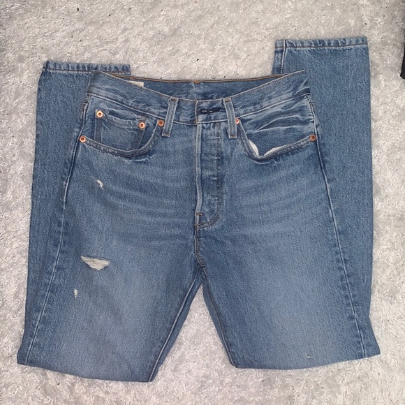 Levi’s 501 Skinny Fit Jeans. W 26 L28 - Picture 2 of 2